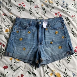 Floral Mom Shorts